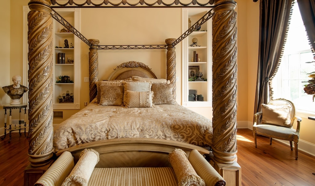 Nashville Elopement at our bed and breakfast in Nashville, photo of the Honeymoon suite at our B&B